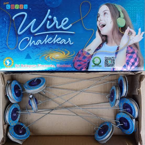 Wire chakkar candle (10 pcs)